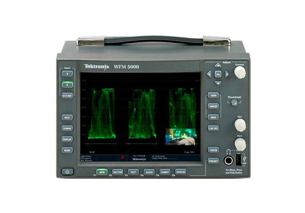 Tektronix WFM5000 HD Multistandard Multiformat Compact Waveform Monitor